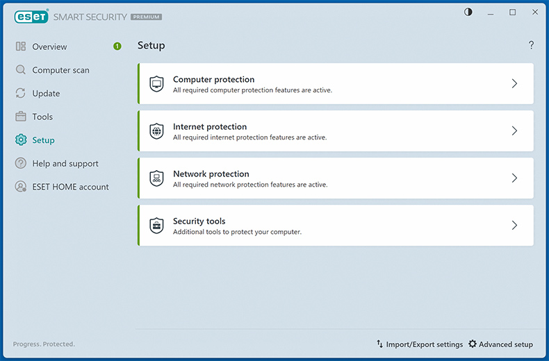 ESET Home Security Premium Cechy