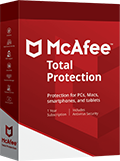 McAfee Total Protection pudełko