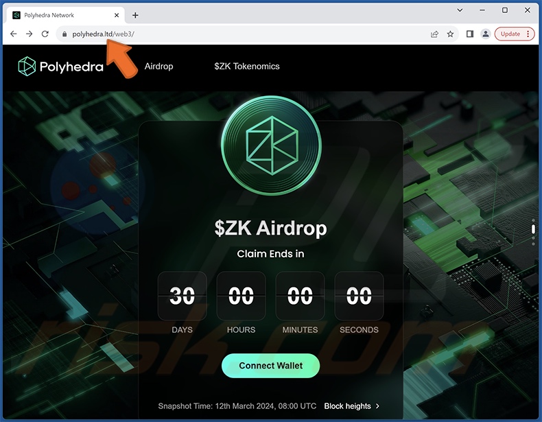 Polyhedra Network $ZK Airdrop oszustwo
