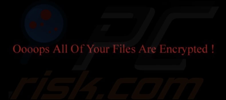 GhosHacker ransomware tapeta