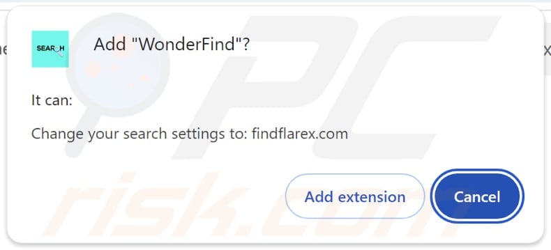 Porywacz przeglądarki WonderFind prosi o uprawnienia