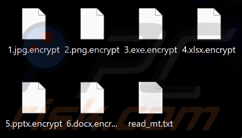 Pliki zaszyfrowane przez ransomware Anonymous Arabs (rozszerzenie .encrypt)