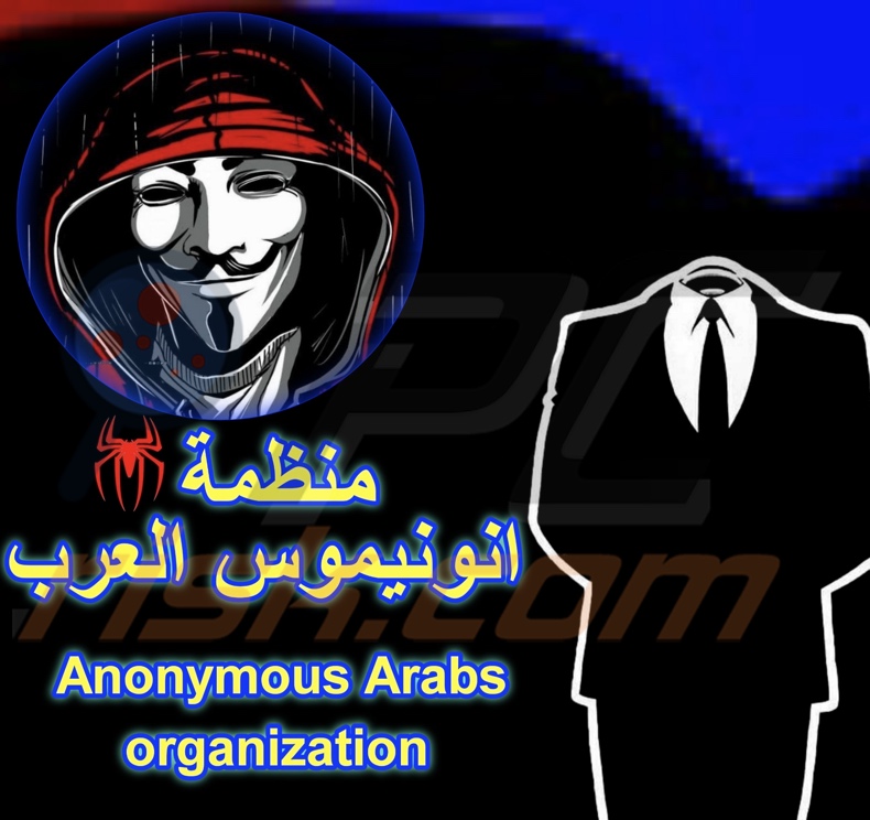 Anonymous Arabs ransomware tapeta