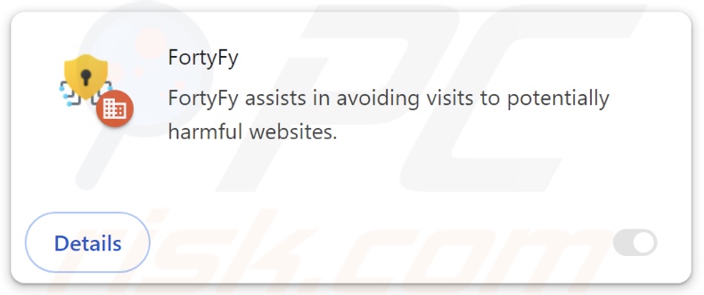 Rozszerzenie przeglądarki FortyFy