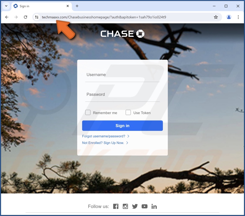 Chase - Account Verification oszukańcza wiadomość e-mail promowała witrynę phishingową