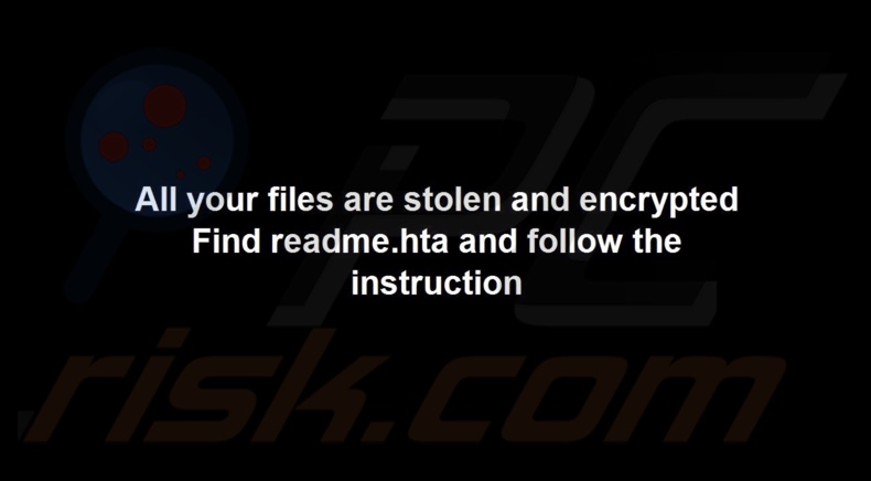 Sorcery ransomware tapeta