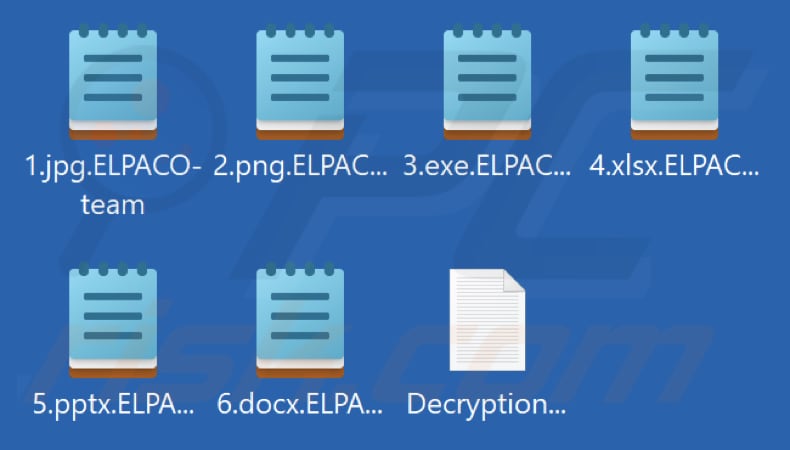 Pliki zaszyfrowane przez ransomware ELPACO-team (.ELPACO-team extension)