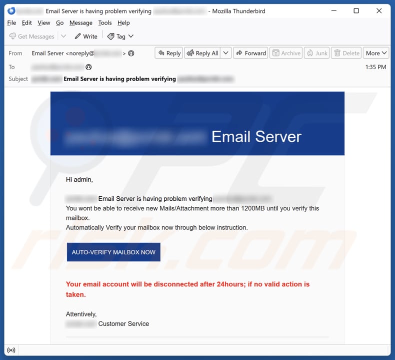 Email Server Kampania spamowa e-mail