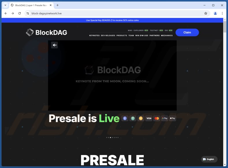 BlockDAG Presale oszustwo