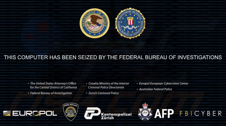 Property Of The FBI ransomware tapeta