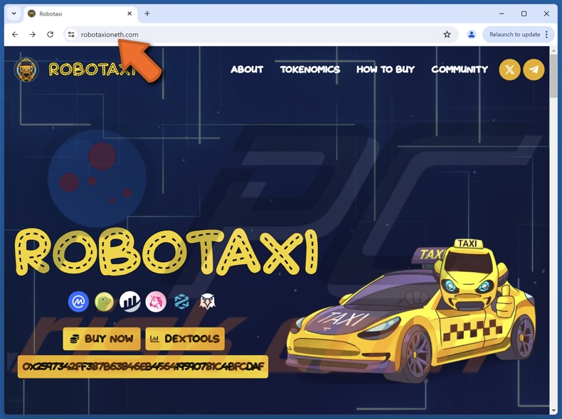 ROBOTAXI ($TAXI) oszustwo