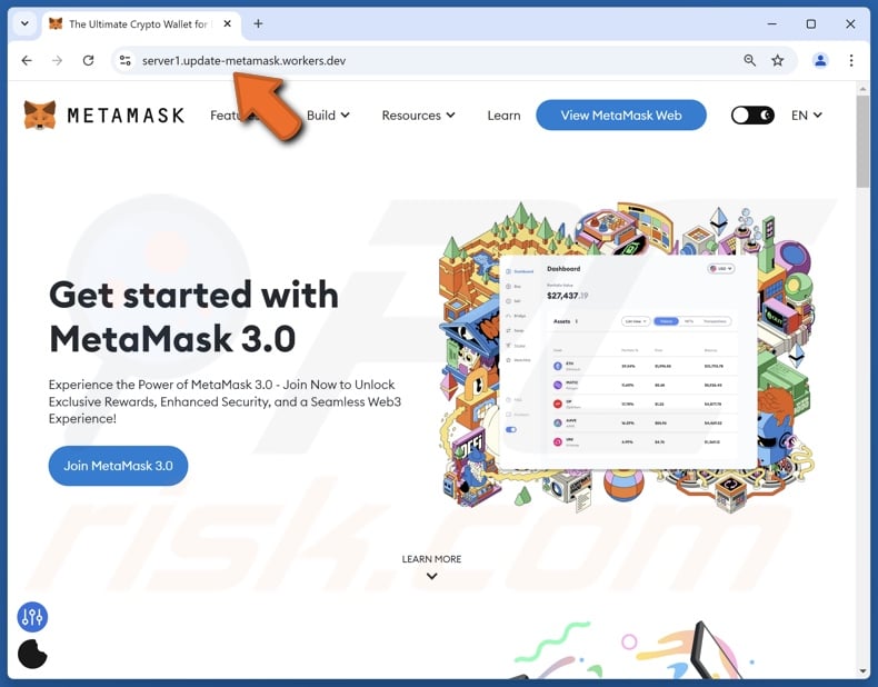 Join MetaMask 3.0 oszustwo