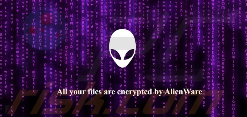 AlienWare ransomware tapeta