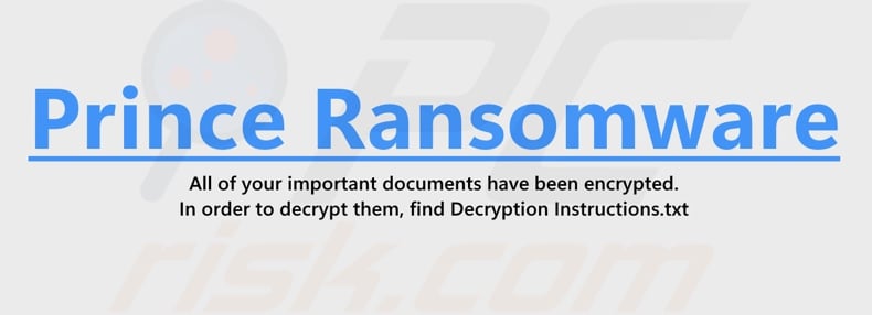 Black (Prince) ransomware tapeta