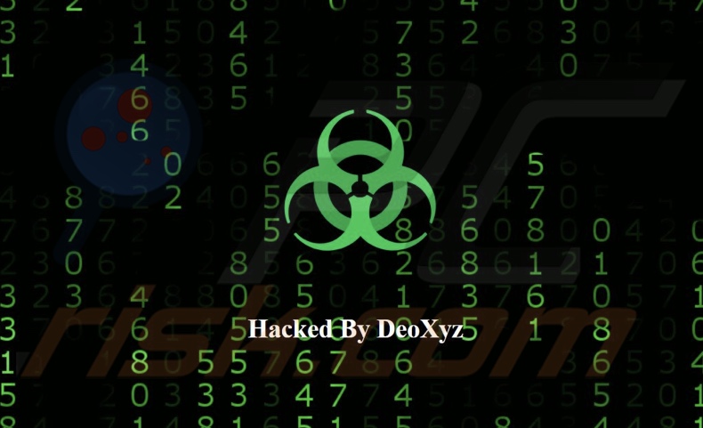 Deoxyz ransomware tapeta