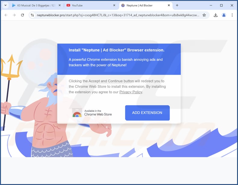Neptune | Ad Blocker adware promotor