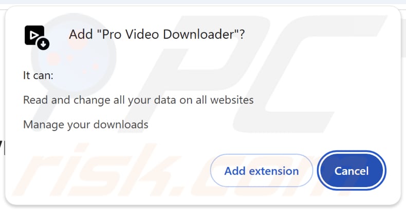 Pro Video Downloader adware uprawnienia