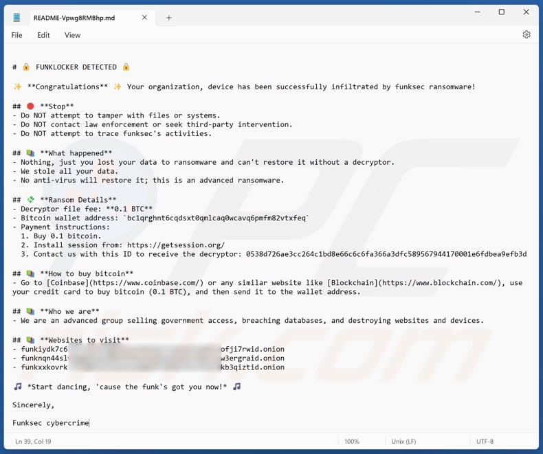 FunkLocker (FunkSec) ransomware nota okupu (README-[random_string].md)
