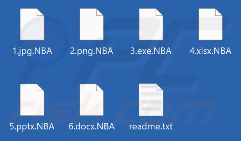 Pliki zaszyfrowane przez Nitrogen ransomware (rozszerzenie .NBA)