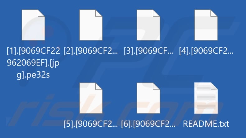 Pliki zaszyfrowane przez ransomware Pe32s (rozszerzenie .pe32s)