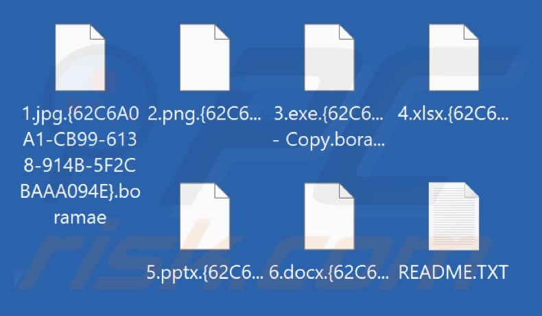 Pliki zaszyfrowane przez ransomware Boramae (rozszerzenie .boramae)
