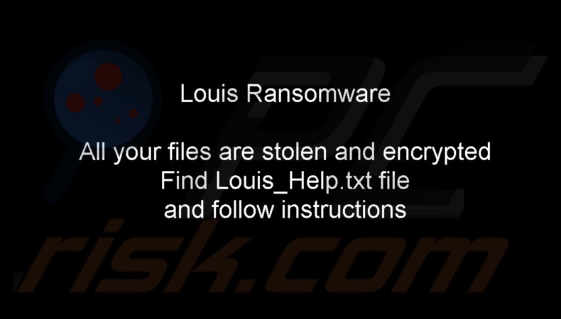 Louis ransomware tapeta