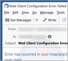 Error In Your IMAP/POP3 Mails Server Oszustwo