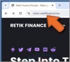 Oszustwo Retik Finance Giveaway