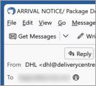 Oszustwo e-mailowe DHL - Notice For Failed Package Delivery
