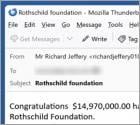 Rothschild Foundation Email Oszustwo