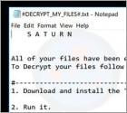 Ransomware Saturn