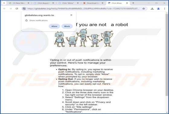 Globaletes.org Reklamy