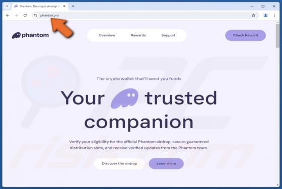 Phantom Airdrop Oszustwo