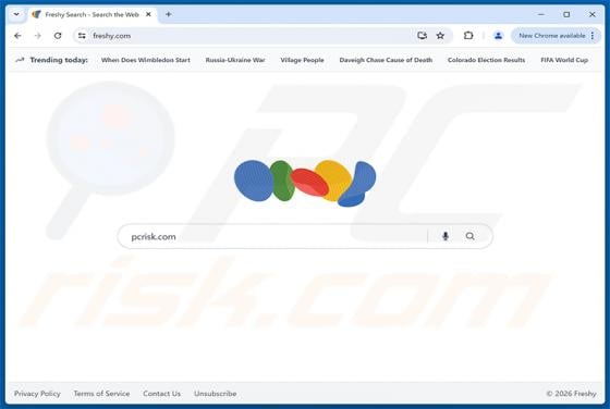 Freshy Search porywacz przeglądarki